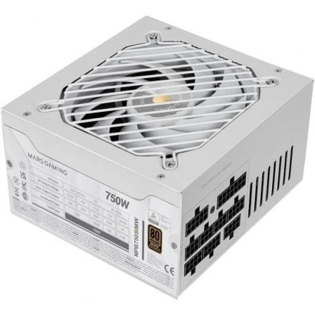 Fuente de Alimentación Mars Gaming MPB750SIM/ 750W/ Ventilador 14cm/ 80 Plus Bronze