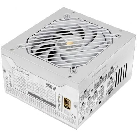 Fuente de Alimentación Mars Gaming MPB850PSI/ 850W/ Ventilador 14cm/ ATX 3.1/ PCIe 5.1/ 80 Plus Gold