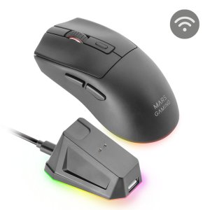 Mars Gamin ÷ Mouse mars gaming wireless y negro – Bluetooth