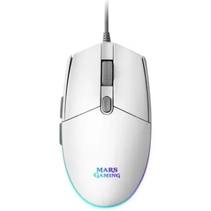 Ratón Gaming Mars Gaming Mmgw/ Hasta 3200 Dpi Blanco
