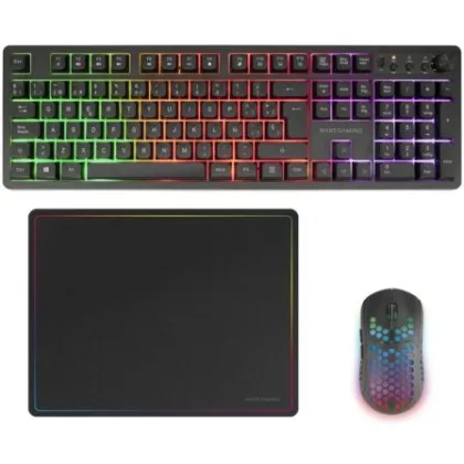 Pack Gaming Mars Gaming Mcpwx/ Inalámbrico + Ratón Inalámbrico + Alfombrilla