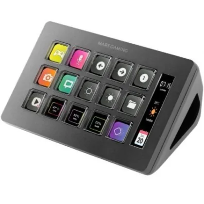 Stream Deck Slim Mars Gaming Msd-One/ 15 Teclas LCD Negro