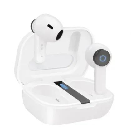 Auriculares TooQ Bender TQBWH-0031W con estuche de carga/ Autonomía 4h/ Blancos – Bluetooth
