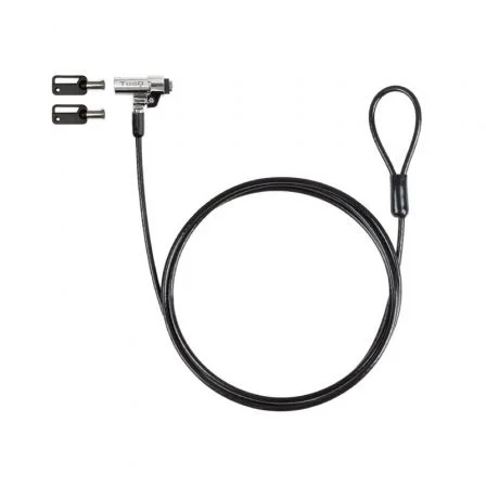 Cable de Seguridad Tipo Nano para Portátiles TooQ TQCLKC0045-G/ 1.5m