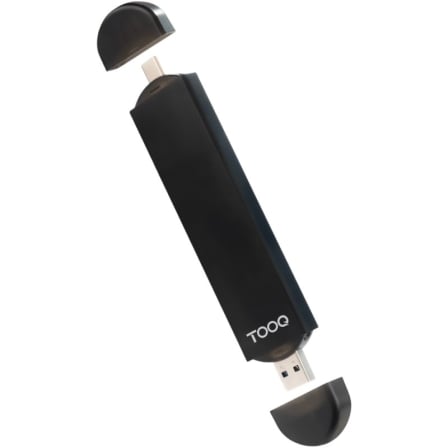 Caja Externa para Disco SSD M.2 NVMe TooQ TQE-2240B/ USB 3.0/ USB Tipo-C 3.2 Gen2