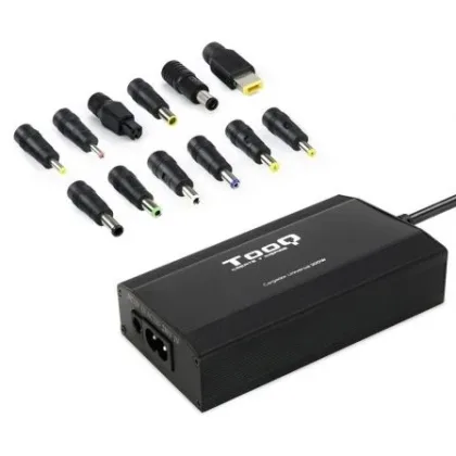 Cargador de TooQ TQLC-100BS01M/ 1xUSB/ 100W/ Manual/ 12 Conectores/ Voltaje 12-24V