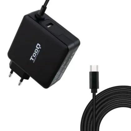 Cargador de TooQ TQLC-USBC90PD USB Tipo-C/ 1xUSB/ 90W/ Automático/ Voltaje 5-20V
