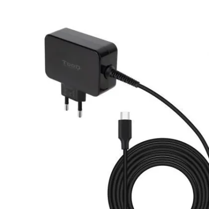 Cargador de GaN TooQ TQLC-USBCGAN65PD USB Tipo-C/ 65W/ Automático/ Voltaje 5-20V