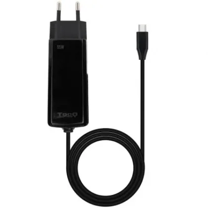 Cargador de GaN TooQ TQLC-USBCGAN65PD-C USB Tipo-C/ 65W/ Automático/ Voltaje 5-20V
