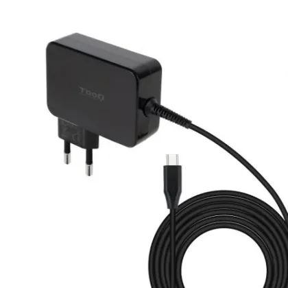 Cargador de GaN TooQ TQLC-USBCGAN90PD/ 1xUSB Tipo-C/ 90W/ Automático/ Voltaje 5-20V
