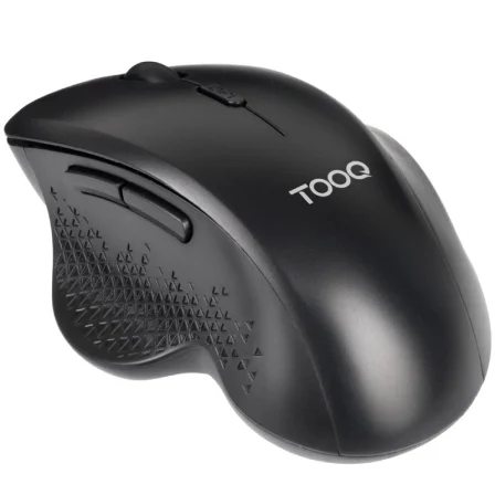 Ratón Ergonómico Inalámbrico TooQ TQMWG-1105-B/ Hasta 1600 DPI