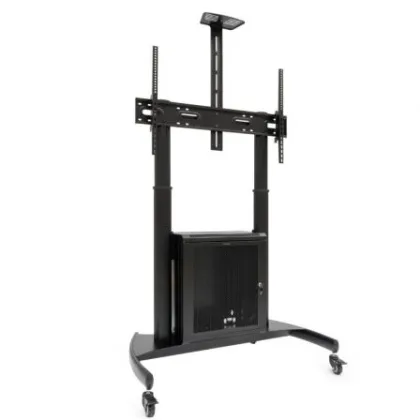 Soporte de Suelo Inclinable con Ruedas TooQ Narnia FS20500M-B para Tv de 60-100"/ hasta 100kg