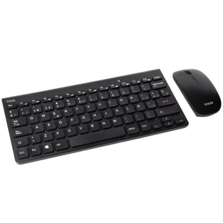 Teclado y Ratón Inalámbricos TooQ TQKMW-3101-B