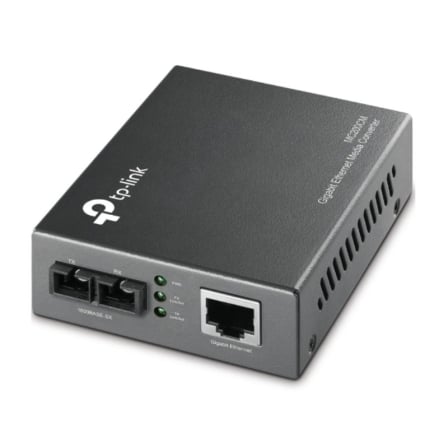 Conversor de Medios Gigabit TP-Link MC200CM V2/ 1 Puerto/ RJ-45 10/100/1000