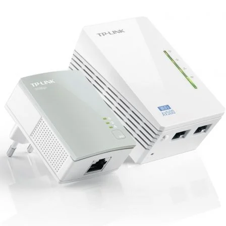 Adaptador Powerline TP-Link TL-WPA4220KIT 500Mbps/ Alcance 300m/ Pack de 2