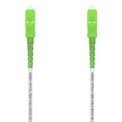 Cable de Fibra Óptica G657A2 3.0 Aisens A152-0497/ Lszh/ 7m Blanco