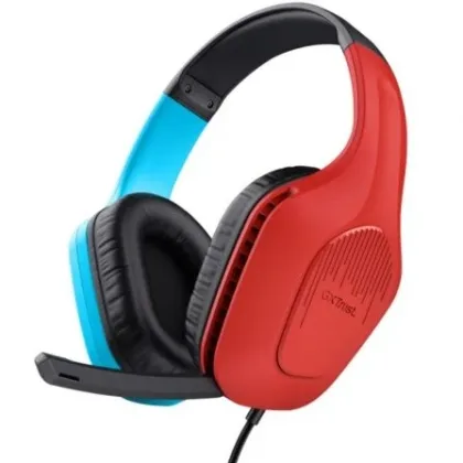 Trust Gaming con Micrófono Gaming Gxt 416S Zirox/ Jack 3.5/ Azules y Rojos