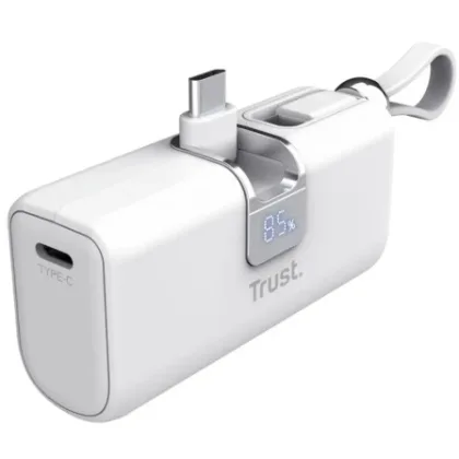 Trust Powerbank 5000mAh Pacto 26105/ 18W/ Blanca