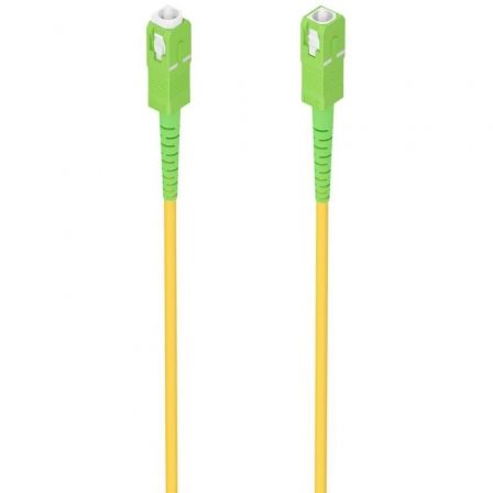 Cable de Fibra Óptica G657A2 3.0 9/125 SMF Aisens A152-0982/ LSZH/ 5m/ Amarillo