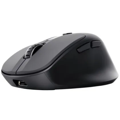 Trust Ergonómico Inalámbrico Zevo 25991/ Batería recargable/ Hasta 4000 Dpi Negro