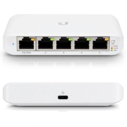 Switch Gestionable Ubiquiti USW-Flex Mini 5 Puertos/ RJ45 10/100/1000 POE