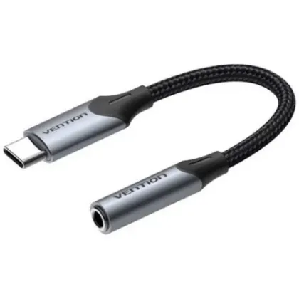 Vention Conversor USB Tipo-C Bgjha/ USB Tipo-C Macho - Jack 3.5 Hembra/ 10cm