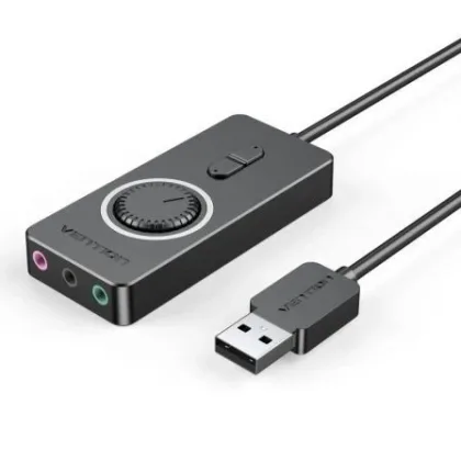 Vention Tarjeta de Sonido Cdrbb/ USB Macho - 3x Jack 3.5 Hembra