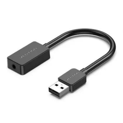 Vention Tarjeta de Sonido CDZB0/ USB Macho - 1x Jack 3.5 Hembra