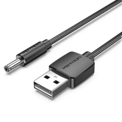 Vention Alimentación Cexbf/ USB Macho - Dc 3.5mm Macho/ 1m Negro