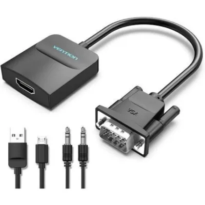 Vention Conversor Acnbd Negro – HDMI / VGA