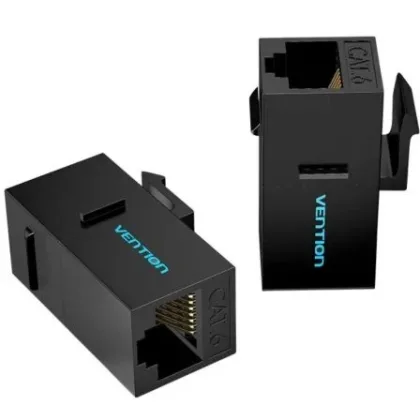 Adaptador Conector Negro – RJ45