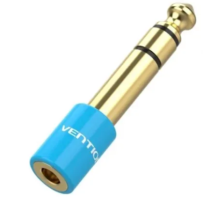Vention Jack VAB-S01-L/ Jack 6.5 Macho - Jack 3.5 Hembra Azul