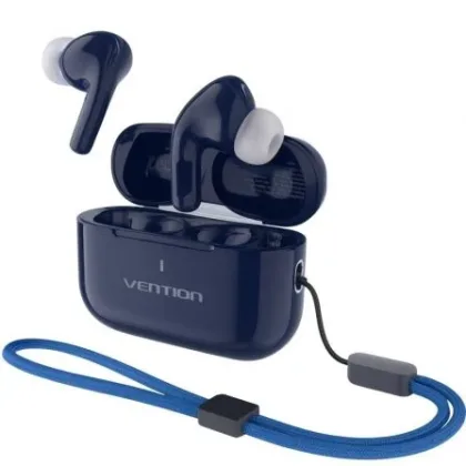 Vention Echo Lite E11 Plus con estuche de carga/ Autonomía 6h/ Azules – Bluetooth