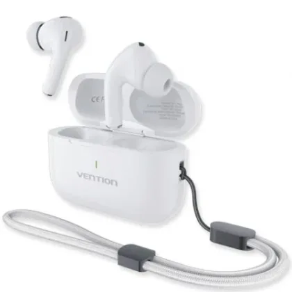 Vention Echo Lite E11 Plus con estuche de carga/ Autonomía 6h/ Blancos – Bluetooth