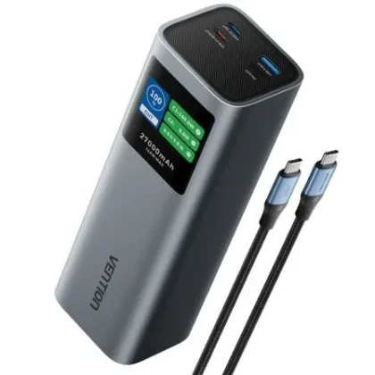 Vention Powerbank 27000mAh FKEH0/ 140W Gris