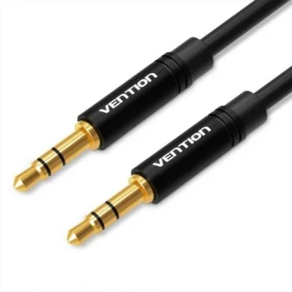 Vention Estéreo Bakbf/ Jack 3.5 Macho - Jack 3.5 Macho/ 1m Negro