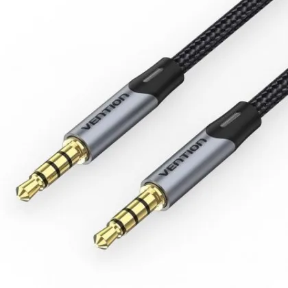Vention Estéreo Baqhf/ Jack 3.5 Macho - Jack 3.5 Macho/ 1m Gris