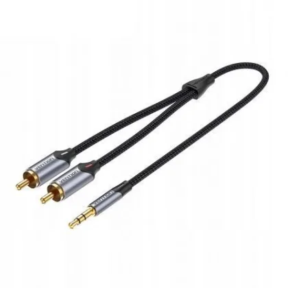 Vention Estéreo Bcnbi/ Jack 3.5 Macho - 2x Rca Macho/ 3m Gris