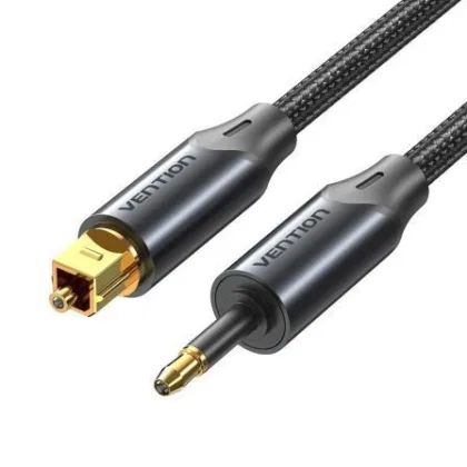 Vention de Audio de Fibra óptica Bkcbh/ 2m Negro