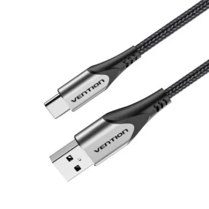 Vention USB 2.0 Tipo-C Codhg/ USB Macho - USB Tipo-C Macho/ 480Mbps/ 1.5m Gris