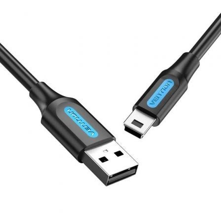 Vention USB 2.0 Combd/ USB Macho - MiniUSB Macho/ 480Mbps/ 50cm Negro