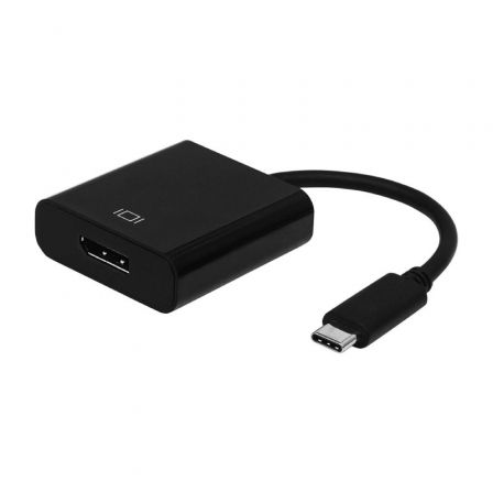 Aisens Conversor A109-0345/ USB Tipo-C Macho Negro – DisplayPort