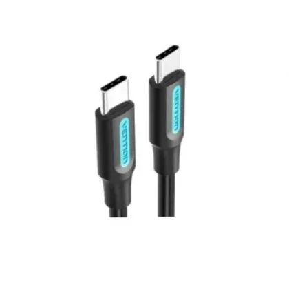 Vention USB 2.0 Tipo-C Cosbg/ USB Tipo-C Macho - USB Tipo-C Macho/ Hasta 60W/ 480Mbps/ 1.5m Negro
