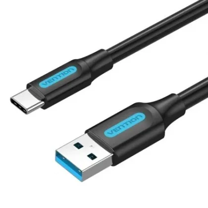 Vention USB 3.0 Tipo-C Cozbh/ USB Macho - USB Tipo-C Macho/ 5Gbps/ 2m Negro