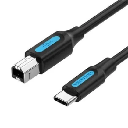 Vention USB 2.0 Tipo-C Cqubh/ USB Tipo-B Macho - USB Tipo-C Macho/ 480Mbps/ 2m Negro