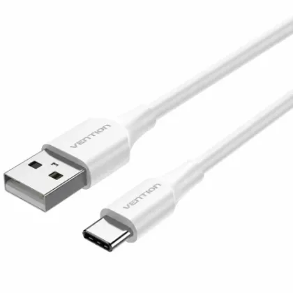 Vention USB 2.0 Tipo-C Cthwh/ USB Tipo-C Macho - USB Macho/ 480Mbps/ 2m Blanco