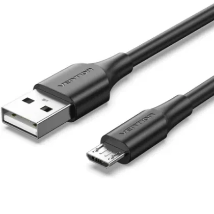 Vention USB 2.0 Ctibg/ USB Macho - MicroUSB Macho/ Hasta 60W/ 480Mbps/ 1.5m Negro