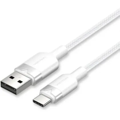 Vention USB 2.0 Tipo-C Ctnwh/ USB Tipo-C Macho - USB Macho/ Hasta 60W/ 480Mbps/ 2m Blanco