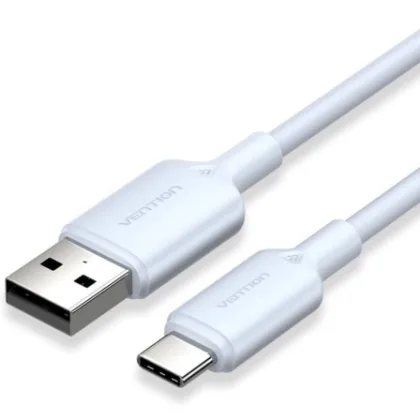 Vention USB 2.0 Tipo-C Ctqlf/ USB Tipo-C Macho - USB Macho/ Hasta 60W/ 480Mbps/ 1m Azul