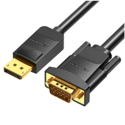Vention Conversor Hblbh Negro – DisplayPort / VGA